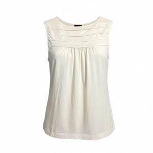 Theory Off White Tunic Style Sleeveless Summer Top